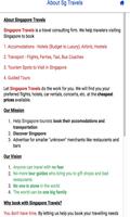 Singapore Travels ภาพหน้าจอ 1