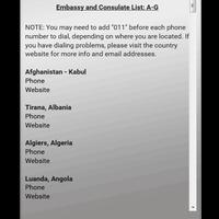 Embassy Guide from Travel Care 스크린샷 1