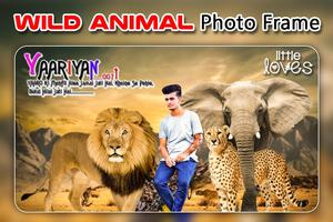 Wild Animal Photo Editor : Animal Frame, Sticker تصوير الشاشة 1