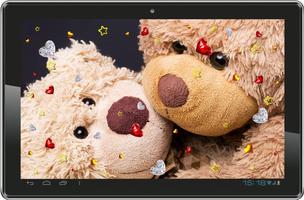 Teddy Bear Love live wallpaper capture d'écran 1