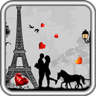 Valentine Paris live wallpaper simgesi