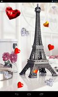 Valentine Paris live wallpaper Ekran Görüntüsü 3