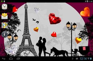 Valentine Paris live wallpaper poster
