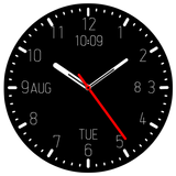 Uhr Live-Hintergrund Zeichen