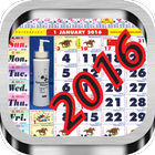 Calendar Lunar 2016 "Malaysia" icône