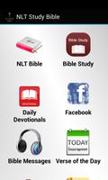 NLT Study Bible الملصق