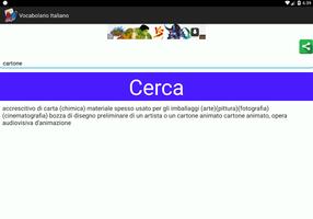 Vocabolario Italiano captura de pantalla 1