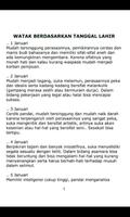 1 Schermata Watak Berdasar Tanggal Lahir