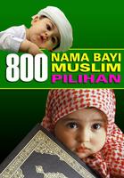 800 Nama Bayi Muslim Pilihan Plakat