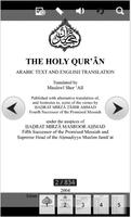 The Holy Koran in ENG-ARAB پوسٹر