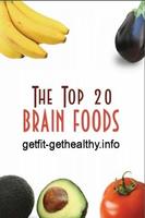 Top 20 Brain Foods Affiche