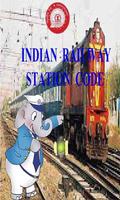 INDIAN RAILWAY STATION CODE plakat