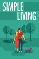 Poster Simple Living