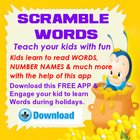 KIDS  SCRAMBLE WORDS アイコン