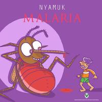 Nyamuk Malaria Affiche