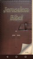 Jerusalem Bibel in Deutsch Plakat