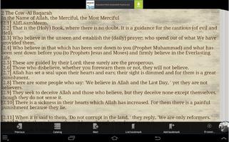 english quran screenshot 2