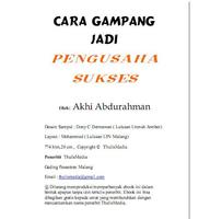 CARA GAMPANG JADI PENGUSAHA Ekran Görüntüsü 2