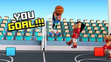 Funny mobile BasketBall pixel 3D اسکرین شاٹ 1