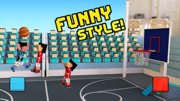 Funny mobile BasketBall pixel 3D اسکرین شاٹ 3