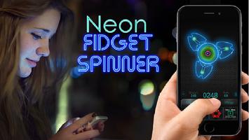 Fidget Spinner- Neon vs Lava spinning imagem de tela 2