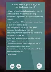 Manipulation of people  Psychology of people APK download