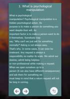 Manipulation of people Screenshot 1