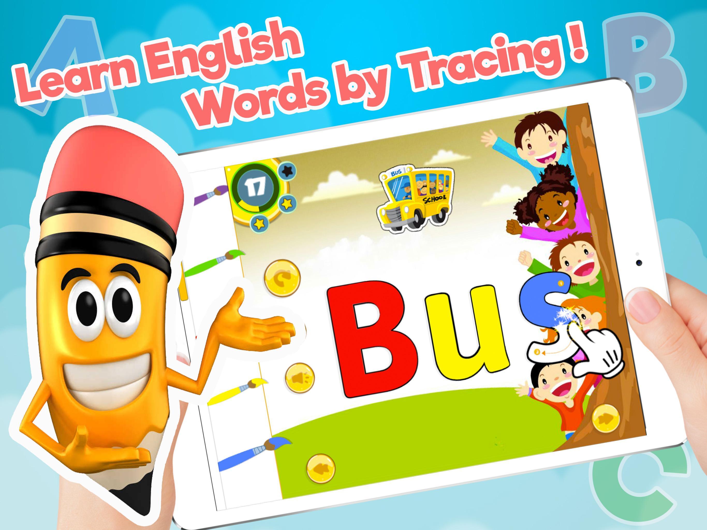 ABC 123 Words English Tracing & Learning تصوير الشاشة 5.