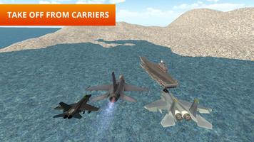 Fighter Jet Carrier Simulator اسکرین شاٹ 1