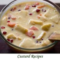 Cream Custard Recipes in Urdu -Trifle, Fruit, Cake Affiche
