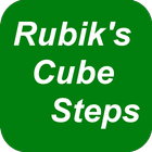 Rubik's Cube Steps Zeichen