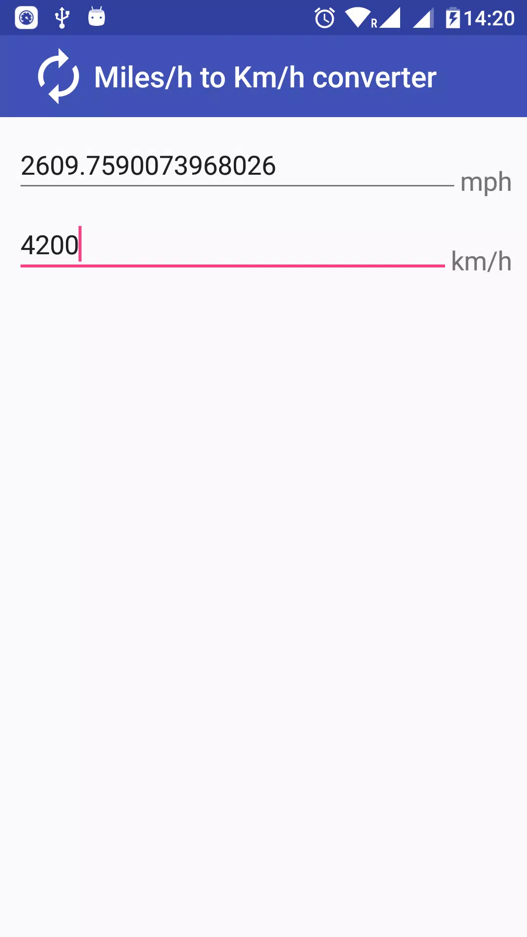 Miles/h to Km/h converter APK for Android Download