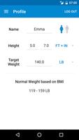Weight Loss Diary & BMI Tracker – WeightFit ảnh chụp màn hình 3