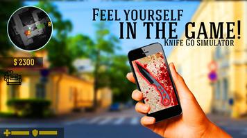 Knife Go simulator Affiche