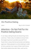 1 Schermata Hiv Positive Dating