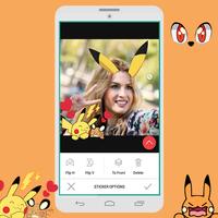Selfie Stickers for pokémon GO Affiche