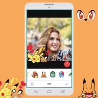 Selfie Stickers for pokémon GO capture d'écran 1