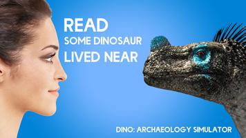 Dino: archaeology simulator Affiche