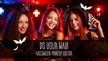 Halloween: makeup editor capture d'écran 1