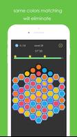 Hexa Pop Dot - color match الملصق