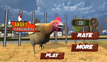 Modern Action Commando Chicken الملصق