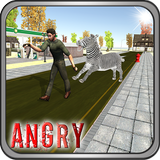 Angry Zebra City Attack icône