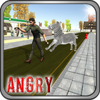 Angry Zebra City Attack आइकन