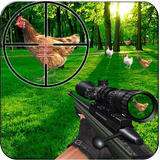 Chicken Shoot : 3D sniper Murgi Shooter icône