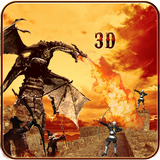 Warrior Dragon Attack Sim 2016 أيقونة