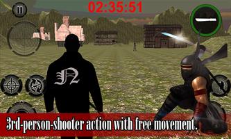 Ninja Warrior Assassin 3d اسکرین شاٹ 1