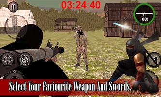 Ninja Warrior Assassin 3d captura de pantalla 2