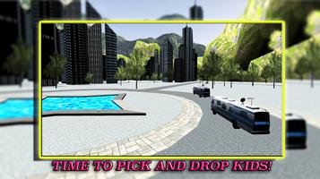 Offroad School Bus hill climb الملصق