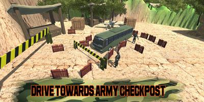 winter Army Bus Driver Simulator 2018 captura de pantalla 1