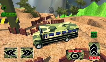 winter Army Bus Driver Simulator 2018 captura de pantalla 3
